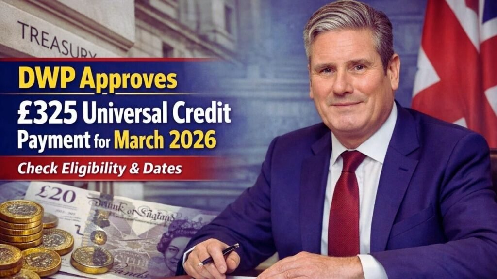 £325 Universal Credit Payment Confirmed
