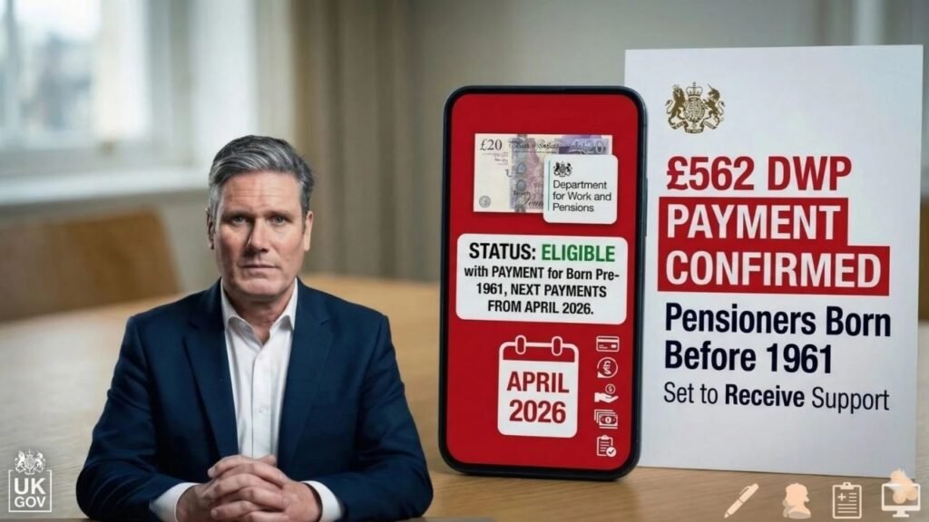 £562 DWP Payment Confirmed